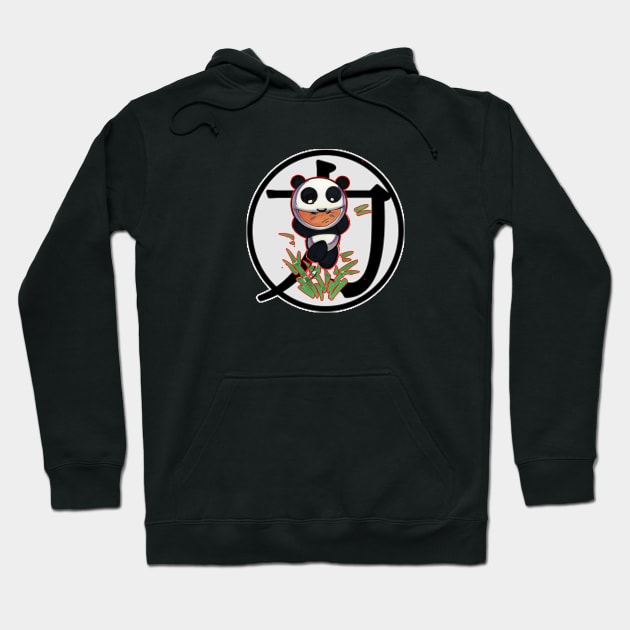 Kung Fu Boy Panda Hoodie by Biomek